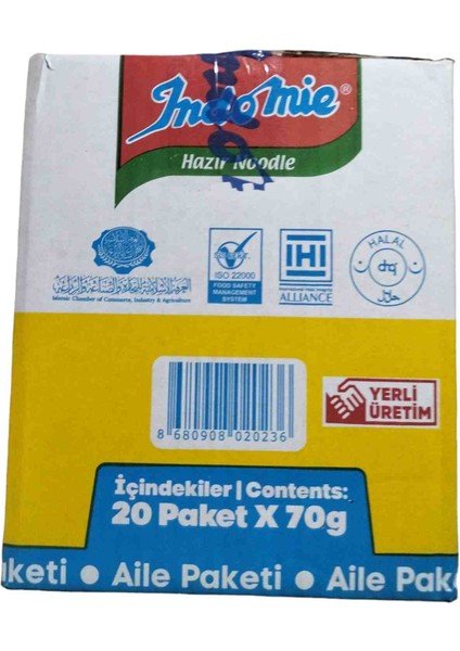 20LI Tavuk Aromalı Hazır Noaodle