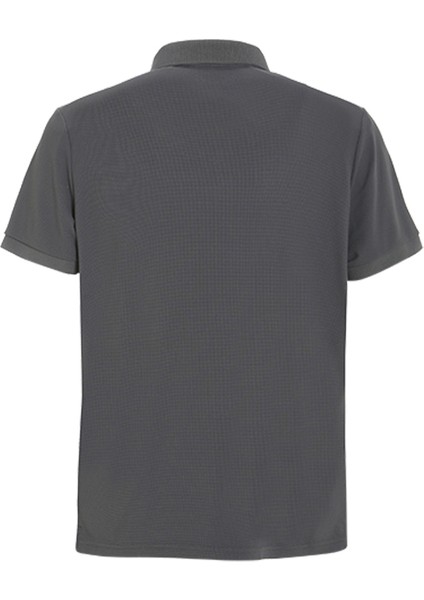Gri Erkek Polo Yaka Regular Fit T-Shirt A108008S00_ACT Tactel