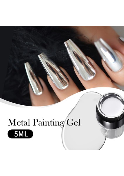 5ml Silver Metalik Drawing (Çizim) jeli (56536) fırsatları