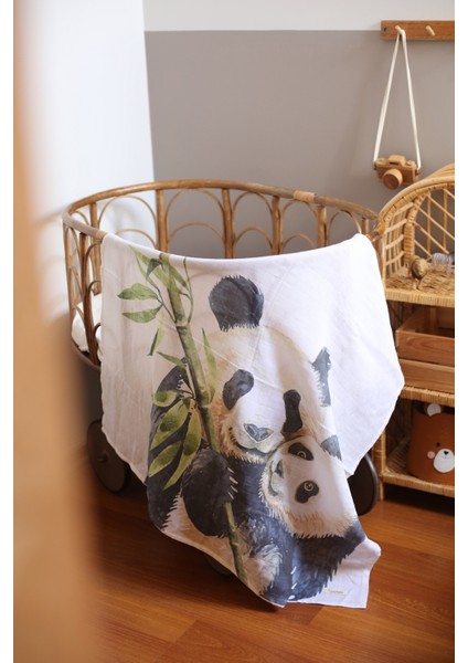 Panda Organik Müslin Set