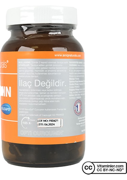 Opti Curcumin 60 Kapsül