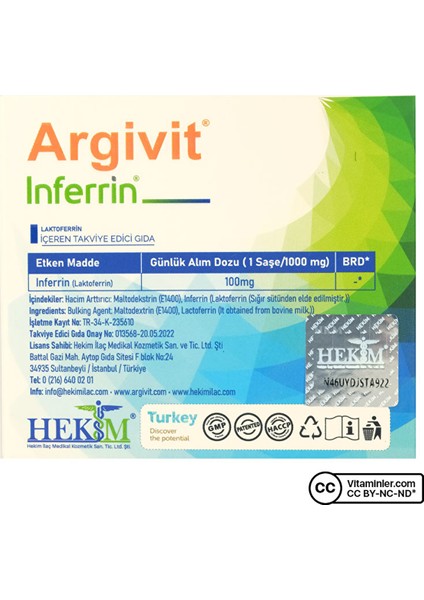 Inferrin 10 Saşe modelleri