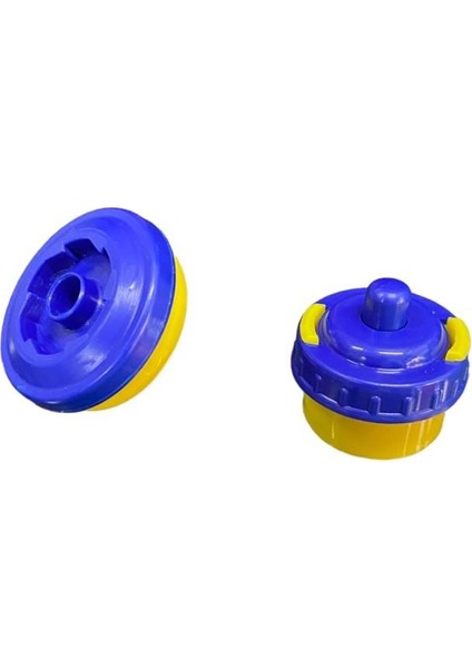 Taraftar Mini Topaç Nostaljik Topaç Plastik Basmalı Kendinden Dönen Topaç