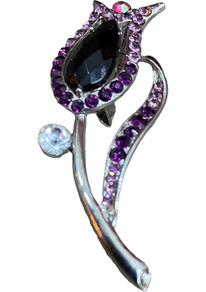 Taşlı Lale Broş fırsatları