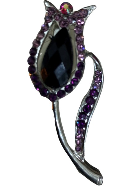 Taşlı Lale Broş indirimleri