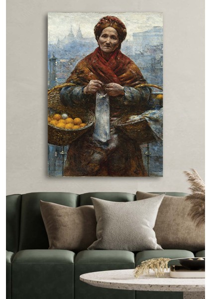 Kanvas Tablo Baskılı Dekoratif Yağlıboya Ünlü Ressam Eseri Ev Ofis Otel Dekor Hediyelik Tablo