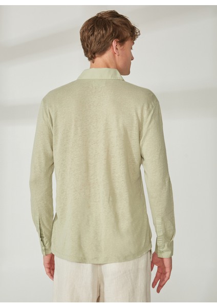 Polo Yaka Açık Haki Erkek T-Shirt Mr Atenas indirimleri