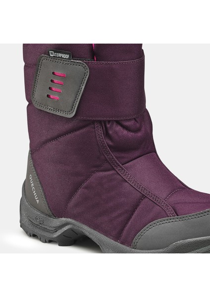 Quechua Çocuk Su Geçirmez Kar Botu - Mürdüm - Sh100 X-Warm modelleri