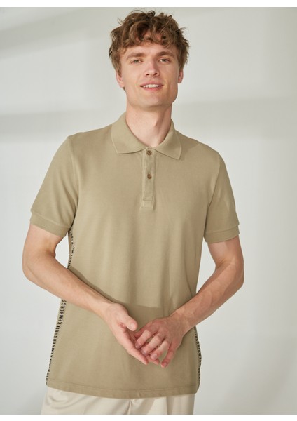 Bej Erkek Polo T-Shirt C 8 090 81