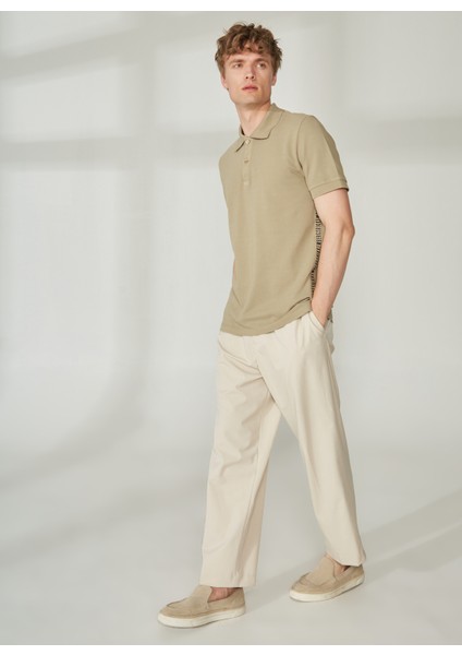 Bej Erkek Polo T-Shirt C 8 090 81