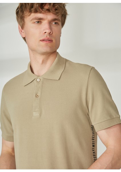Bej Erkek Polo T-Shirt C 8 090 81