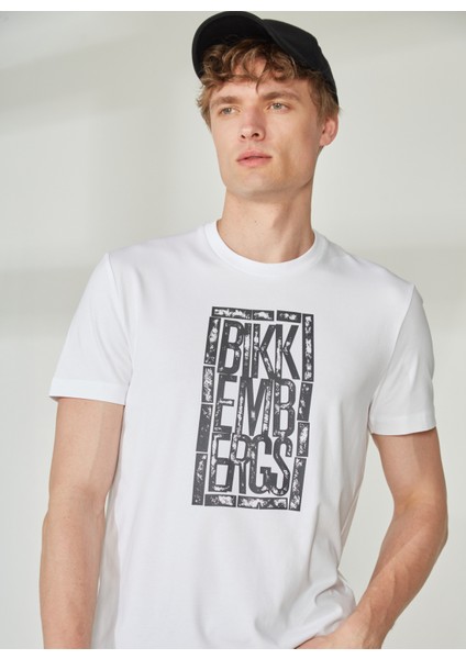 Beyaz Erkek T-Shirt C 4 101 2V