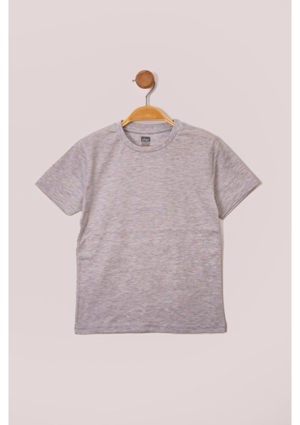 Siyah-Beyaz-Gri Erkek Çocuk Basic 3'lü Kısa Kollu T-Shirt fiyatları