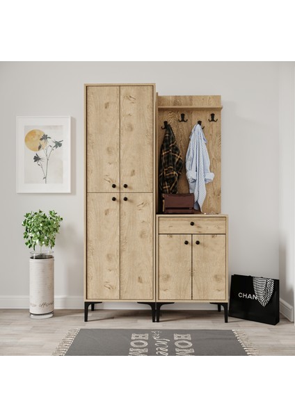 Paris Vestiyer Wood (%100MDF)
