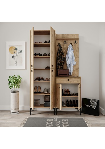 Paris Vestiyer Wood (%100MDF)