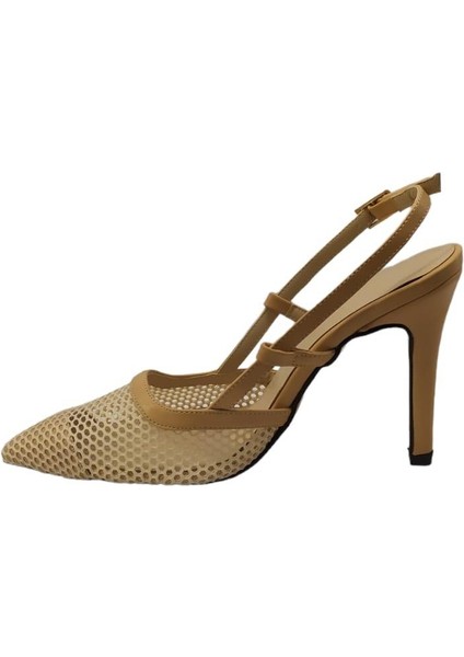 114Z Ince Topuk Sivri Burun Kaydırmaz Topuklu Ayakkabı fiyatları