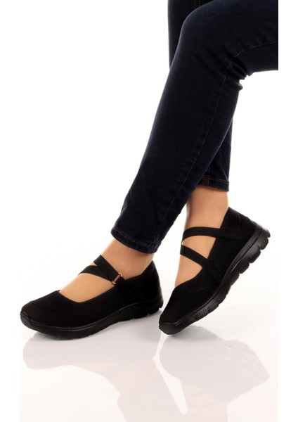 Allyup Kadın Babet Kolay Giyilebilir Hava Alabilen Hafif Rahat Taban Esnek Günlük Spor Ayakkabı 048