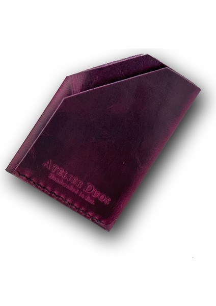 Pine Hakiki Deri Kartlık, Mor Deri, Gerçek Deri, Premium Deri Kartlık, El Yapımı Kartlık modelleri