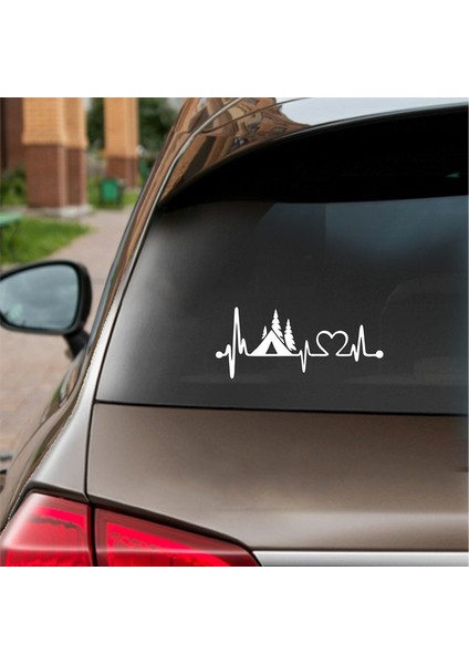 Kamp Love Ritim Sticker Beyaz 15X10 cm fiyatları