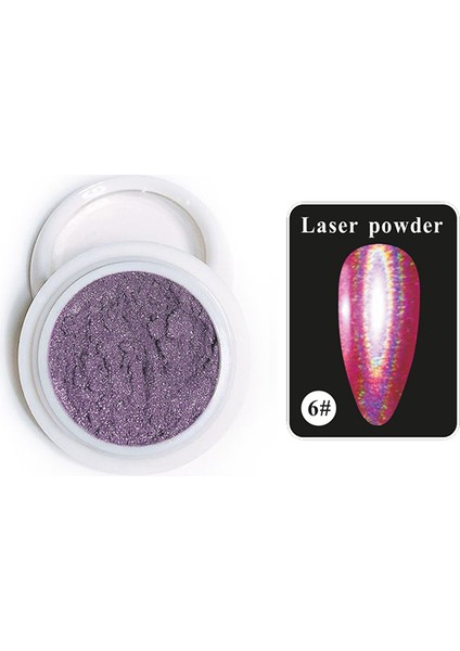 Tırnak Glitter Ayna Tozu Seti, Krom Glitter, Manikür Tırnak Tozu, Aparat ile