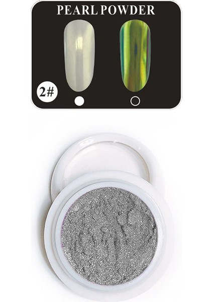 Tırnak Glitter Ayna Tozu Seti, Krom Glitter, Manikür Tırnak Tozu, Aparat ile