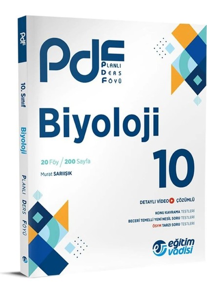 10.Sınıf Biyoloji PDF Planlı Ders Föyü