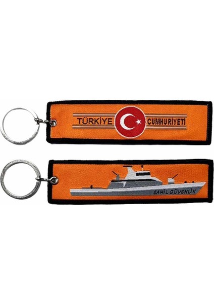 Sahil Güvenlik Nano Örme Anahtarlık - Kumaş Anahtarlık