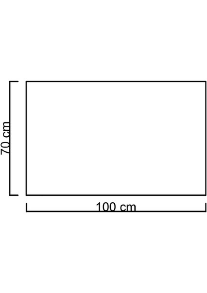 70X100 cm Buğu Çözücülü Kumlamalı Banyo Aynası