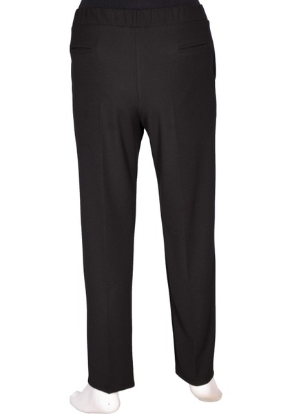 Kadın Aslı Yan Cepli Scuba Astarsız Siyah Pantolon fırsatları