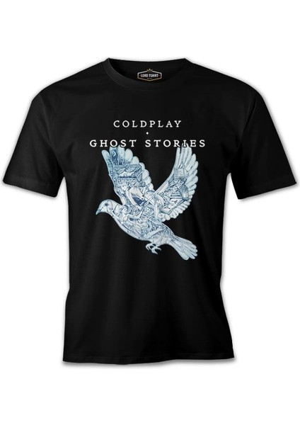 Coldplay - Ghost Stories Bird Siyah Erkek Tshirt