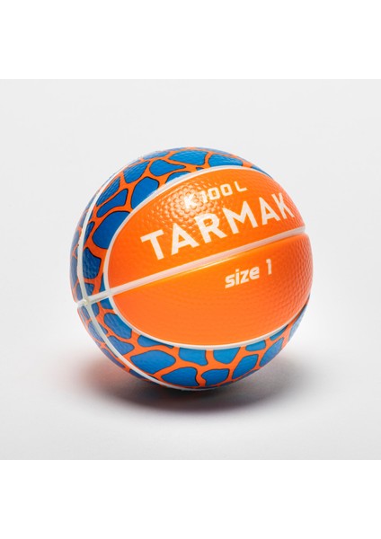 Tarmak Çocuk Basketbol Topu - 1 Numara - Turuncu / Mavi - K100 Sünger fiyatları