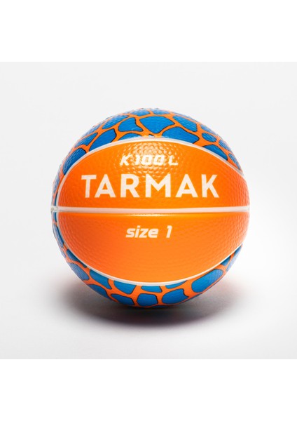 Tarmak Çocuk Basketbol Topu - 1 Numara - Turuncu / Mavi - K100 Sünger