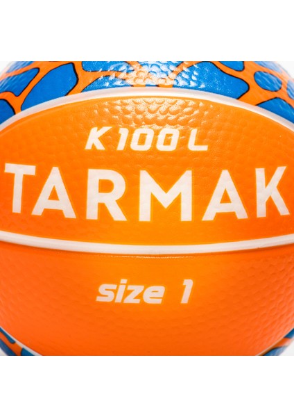 Tarmak Çocuk Basketbol Topu - 1 Numara - Turuncu / Mavi - K100 Sünger modelleri