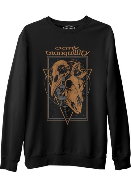 Dark Tranquillity - Skulls Siyah Erkek Kalın Sweatshirt