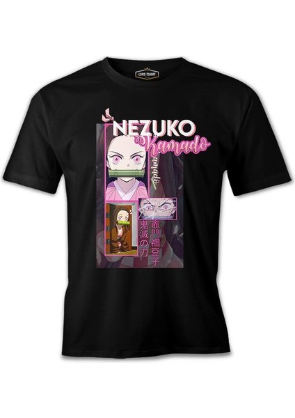 Nezuko Kamado Siyah Erkek Tshirt