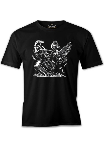 Hammer And The Crows Siyah Erkek Tshirt
