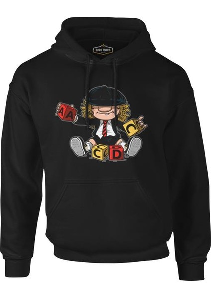 Ac Dc - Ac Dc Cubes Siyah Erkek Fermuarsız Kapşonlu