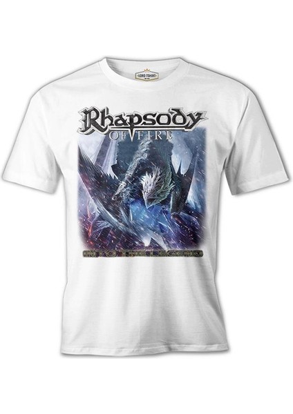 Rhapsody Of Fire - Into The Legend Beyaz Erkek Tshirt