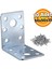 Mobilya Dolap Köşe Bağlantı Sabitleme L Demir Köşebent Gönye 50X50X35 mm (10 Adet) 1
