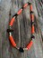 Doğal Taşlı Turuncu Boncuklu Choker Kolye 4