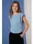 Pamuklu Bisiklet Yaka Kolsuz T Shirt Bayan T SHİRT 5864019 1