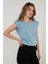 Pamuklu Bisiklet Yaka Kolsuz T Shirt Bayan T SHİRT 5864019 3