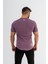 Erkek Spor T-Shirt | T-Shirt | Mor | Workout Tanktop | Never Give Up | 3