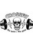 Crossfit No Pain No Gain Oto Duvar Sticker 1