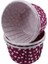 Cupcake Kalıbı Minik Boy 38X30 mm 100'LÜ Puantiyeli Mor 1