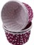 Cupcake Kalıbı Minik Boy 38X30 mm 100'LÜ Puantiyeli Mor 2