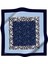 Tivil Indigo Lacivert Desenli Ipek Eşarp DGN51373-31-33 2