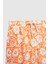 Regular Fit Turuncu Baskılı Şort Mayo 0EC62AP34613M 2
