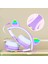 B30 Rgb LED Işıklı Kedi Kulağı Band Tasarımı Ayarlanabilir Katlanabilir Kulak Üstü Pop It Bluetooth Kulaklık Mor 4