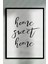 Home Sweet Home Çerçevesiz Çerçeve Görünümlü 3 Parça Mdf Duvar Pampas Tablo Seti Lazer Kesim 4